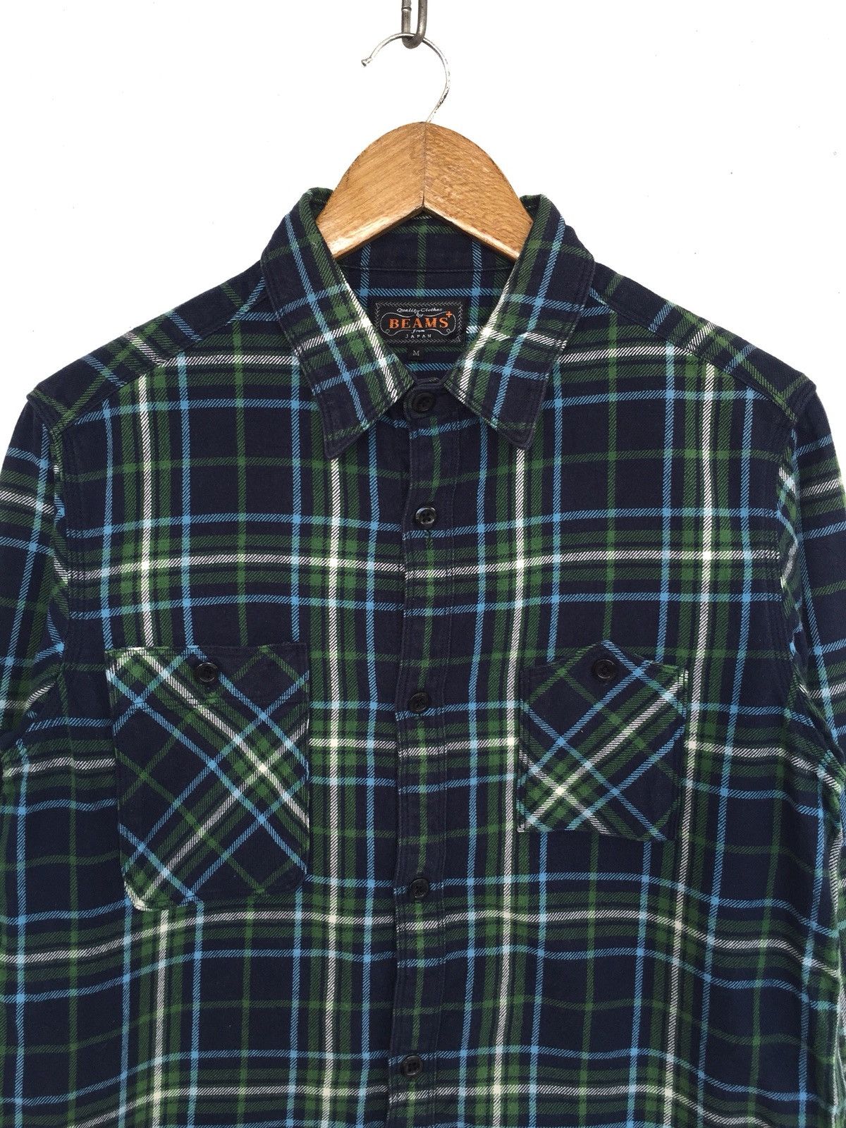 Beams Plus Beams Plus 🇯🇵 Beautiful Green Plaid Flannel Shirt Size US M / EU 48-50 / 2 - 2 Thumbnail