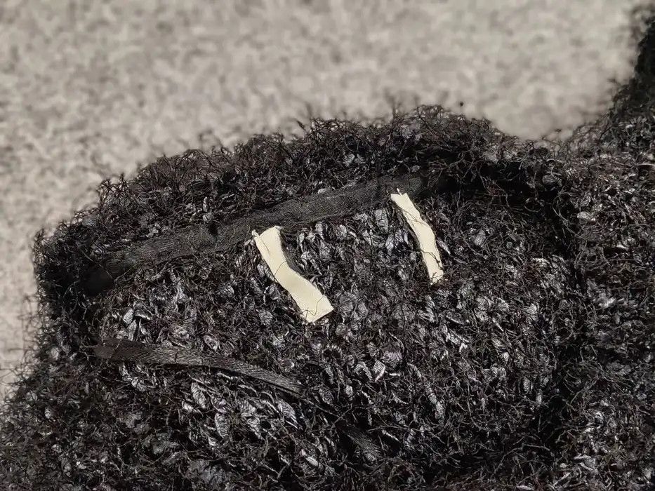 Japanese Brand Vintage 90's Japanese Black Mohair Style Fuzzy Sweater Size US S / EU 44-46 / 1 - 9 Thumbnail