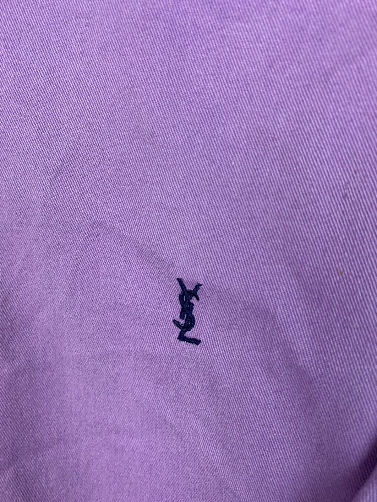 Vintage × Yves Saint Laurent YSL RARE Yves Saint Laurent Shirt Logo 90s Size US L / EU 52-54 / 3 - 9 Thumbnail