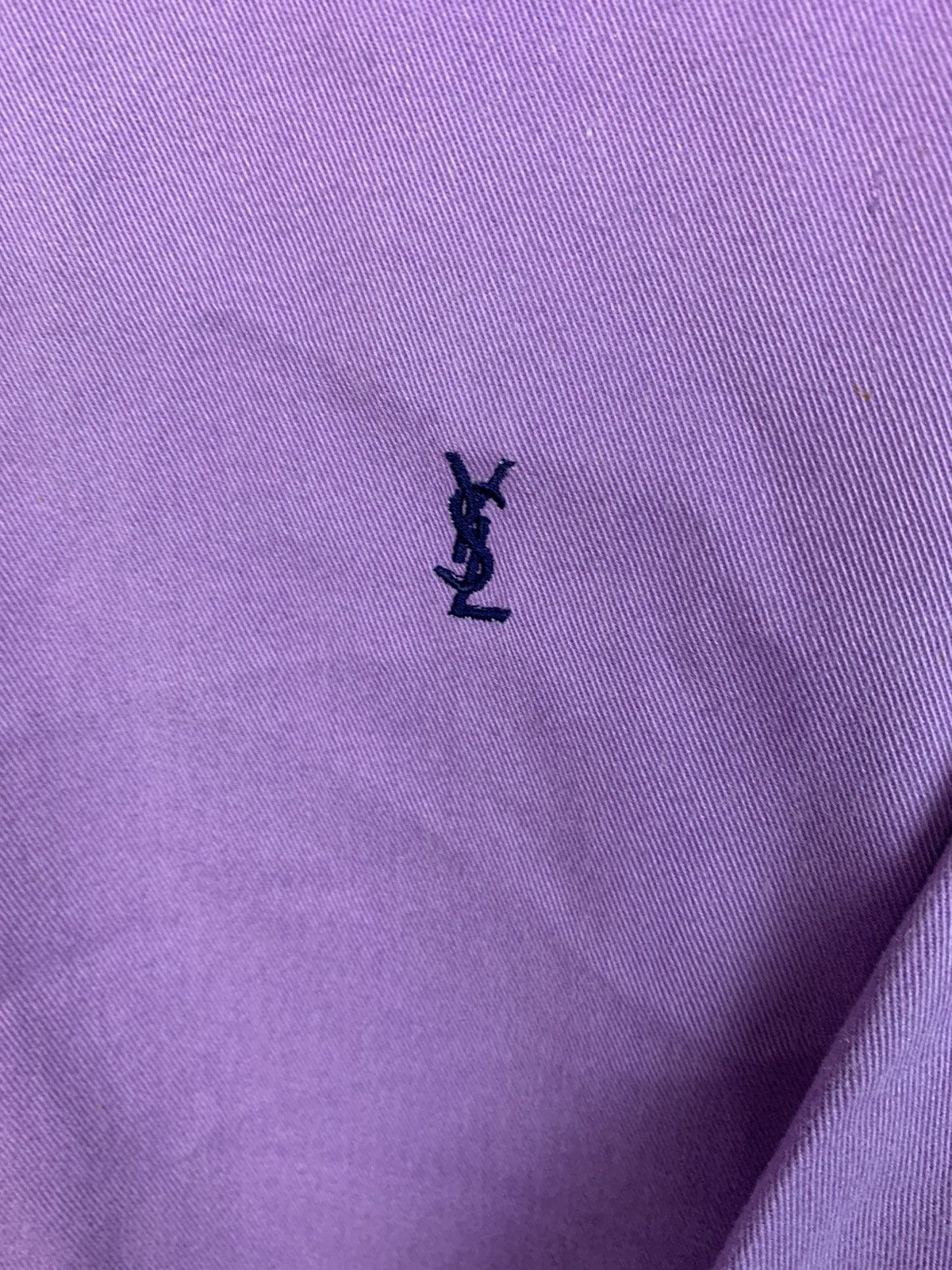 Vintage × Yves Saint Laurent YSL RARE Yves Saint Laurent Shirt Logo 90s Size US L / EU 52-54 / 3 - 5 Thumbnail