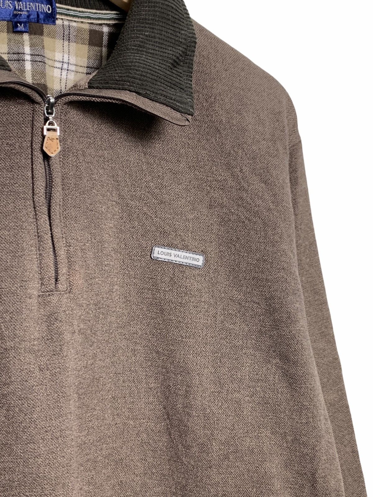 Valentino Louis Valentino Half Zipper Brown Travis Scott Sweatshirt Size US M / EU 48-50 / 2 - 2 Thumbnail