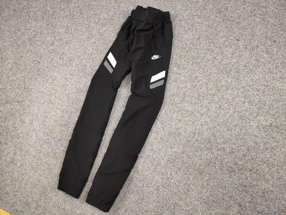Nike Nike Track Vintage Pants Swoosh Y2K Drill Nylon Joggers Rare Size US 34 / EU 50 - 2 Thumbnail