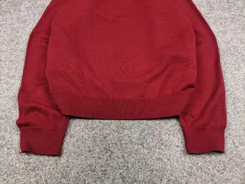 Lacoste Vintage 90's lacoste Crew neck Light Red Wool Sweater Size US L / EU 52-54 / 3 - 4 Thumbnail