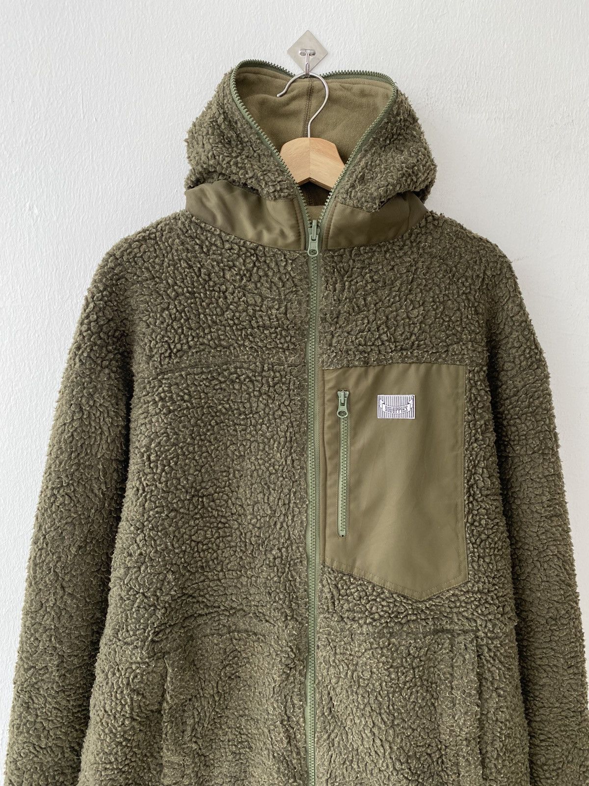 Japanese Brand 50Duppies Destroy Reversible Deep Pile Fleece Hoodies Size US L / EU 52-54 / 3 - 4 Thumbnail