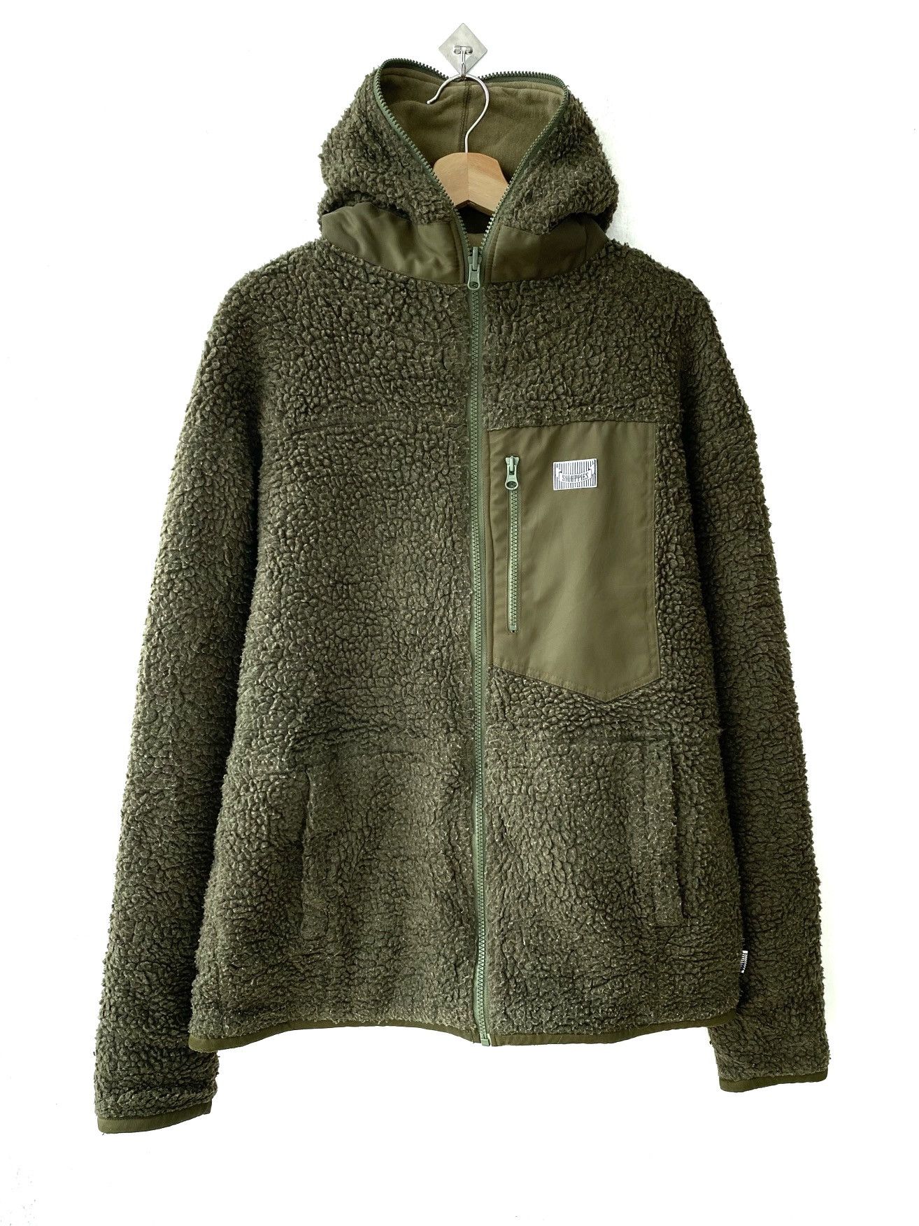 Japanese Brand 50Duppies Destroy Reversible Deep Pile Fleece Hoodies Size US L / EU 52-54 / 3 - 1 Thumbnail