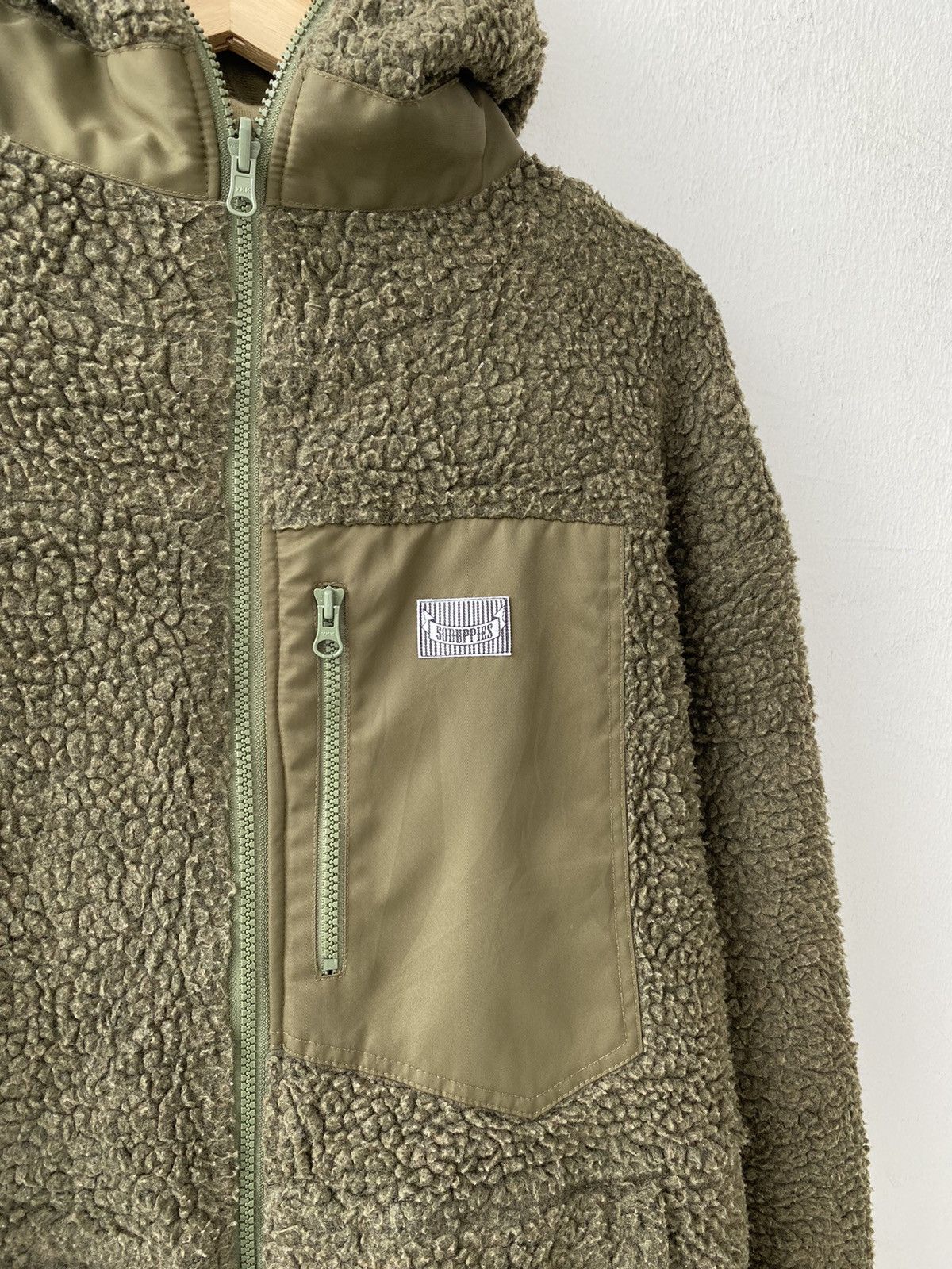 Japanese Brand 50Duppies Destroy Reversible Deep Pile Fleece Hoodies Size US L / EU 52-54 / 3 - 5 Thumbnail