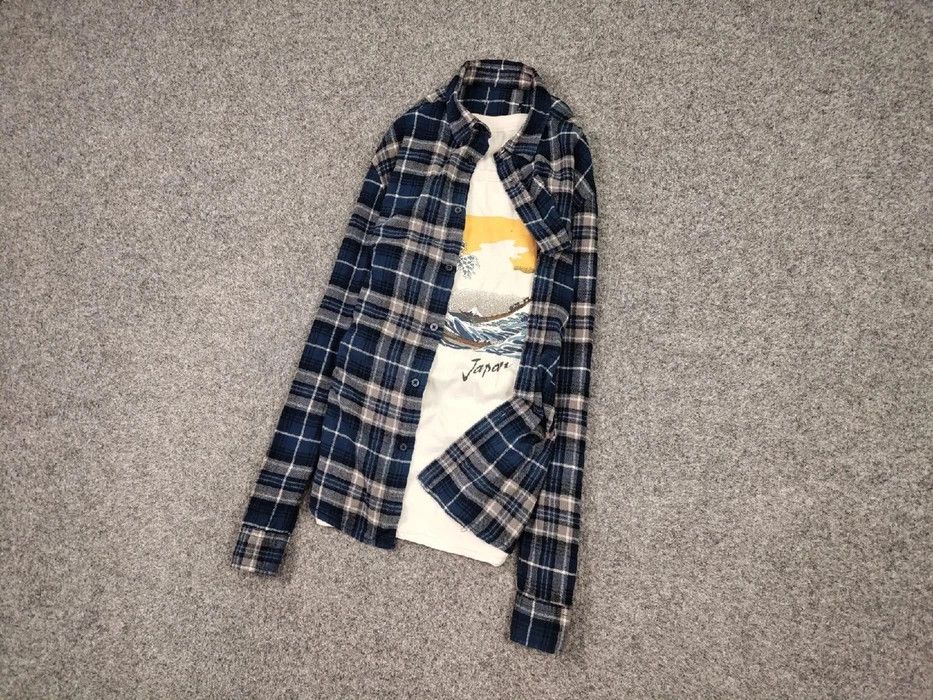 Flannel Vintage Flannel Shirt Travis Scott Style Streetwear Hype Size US M / EU 48-50 / 2 - 3 Thumbnail