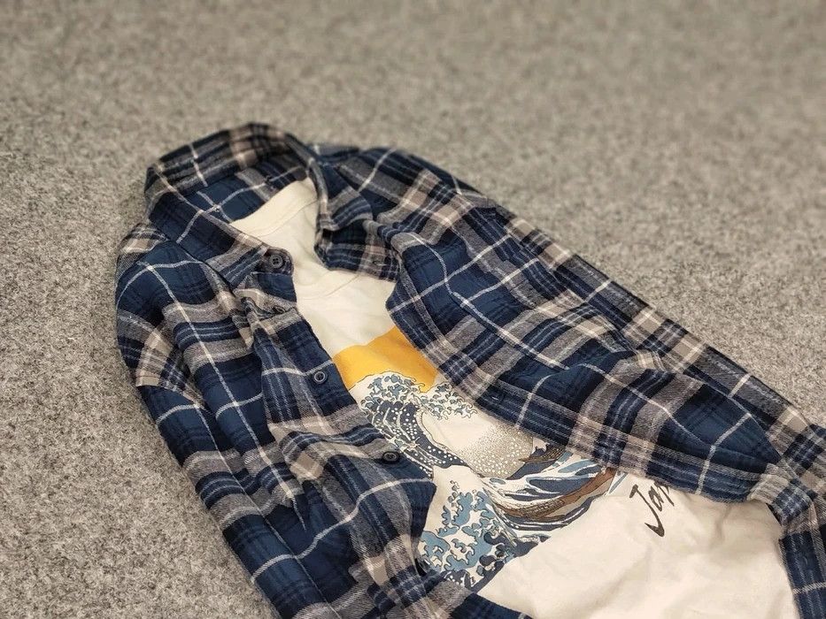 Flannel Vintage Flannel Shirt Travis Scott Style Streetwear Hype Size US M / EU 48-50 / 2 - 5 Thumbnail