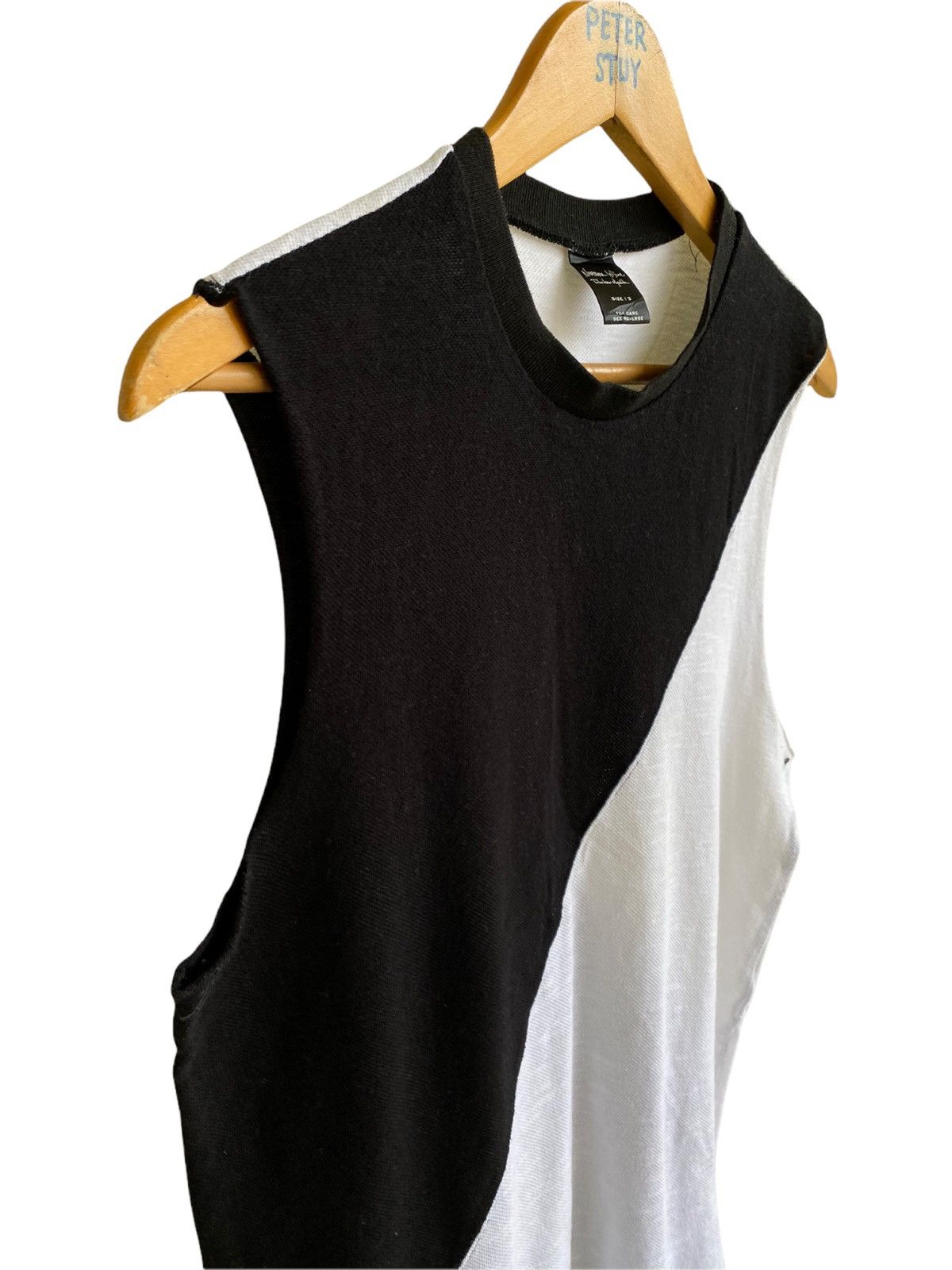 Number (N)ine 🔥SALE🔥 NUMBER (N)INE SLEEVE LESS WHITE BLACK T-SHIRT Size US M / EU 48-50 / 2 - 4 Thumbnail