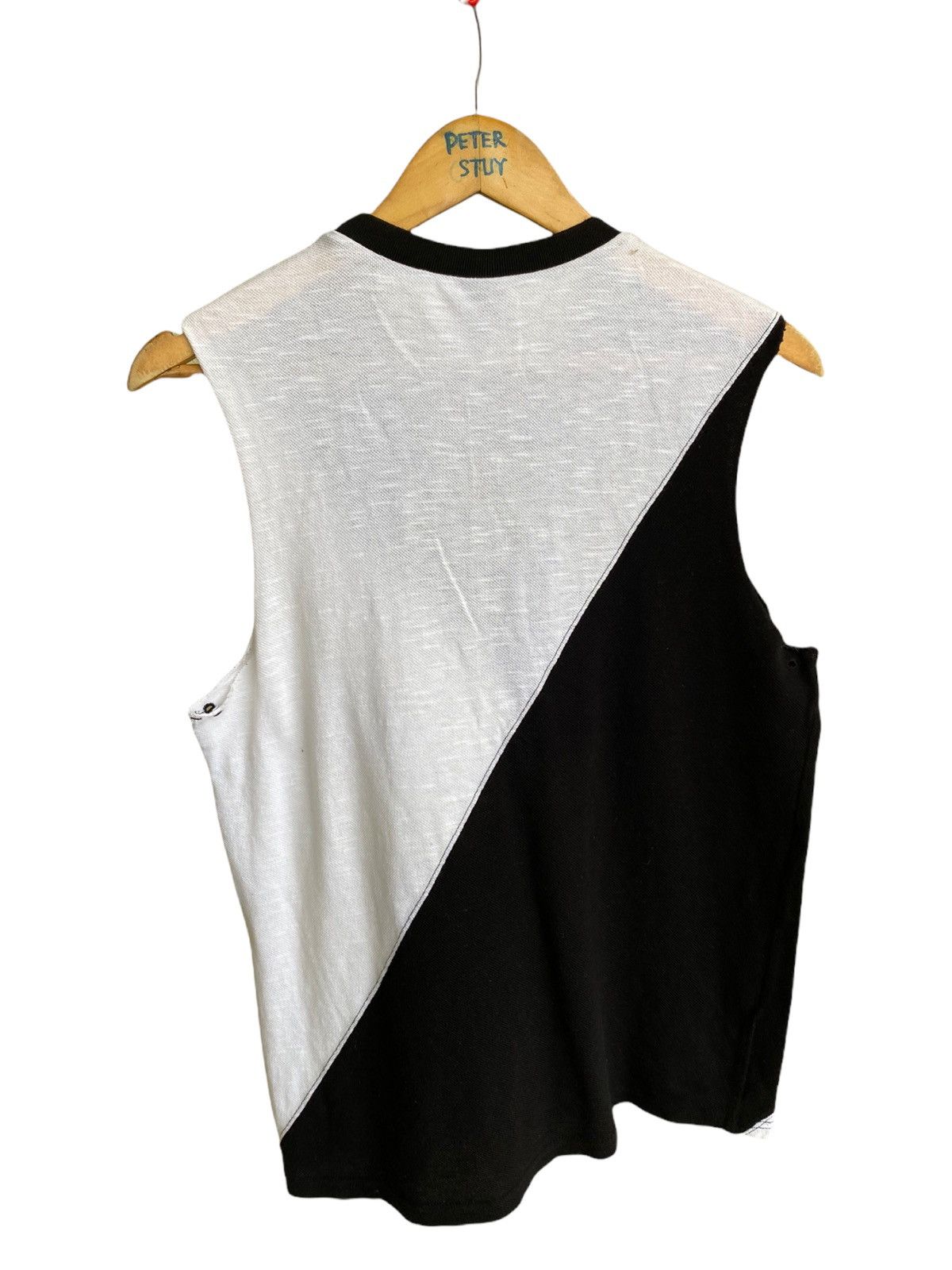 Number (N)ine 🔥SALE🔥 NUMBER (N)INE SLEEVE LESS WHITE BLACK T-SHIRT Size US M / EU 48-50 / 2 - 2 Thumbnail