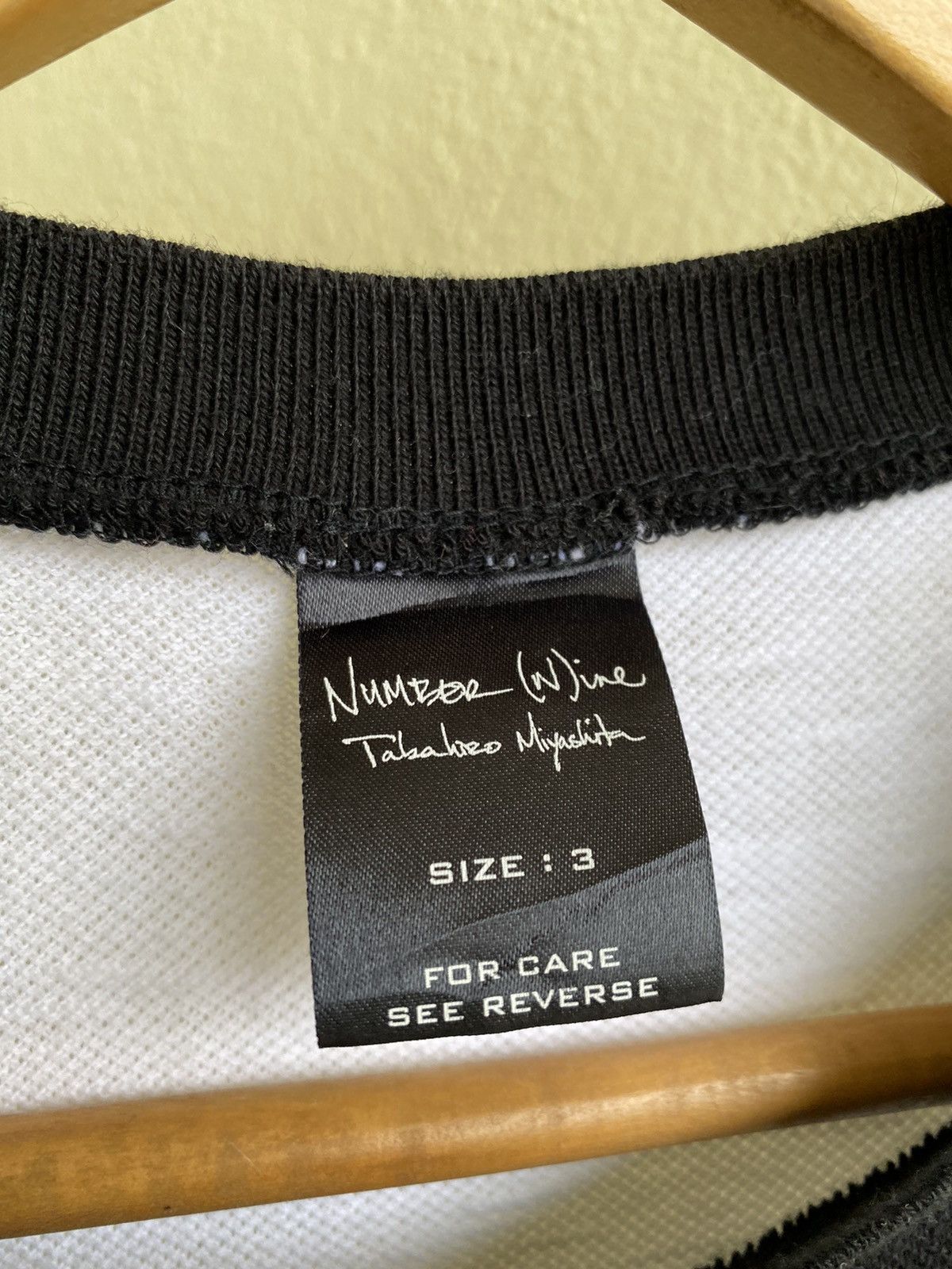 Number (N)ine 🔥SALE🔥 NUMBER (N)INE SLEEVE LESS WHITE BLACK T-SHIRT Size US M / EU 48-50 / 2 - 5 Thumbnail