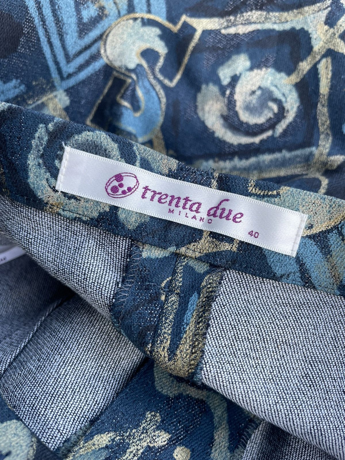 Japanese Brand Trenta Due Milano Statement Pant Size US 26 / EU 42 - 11 Thumbnail