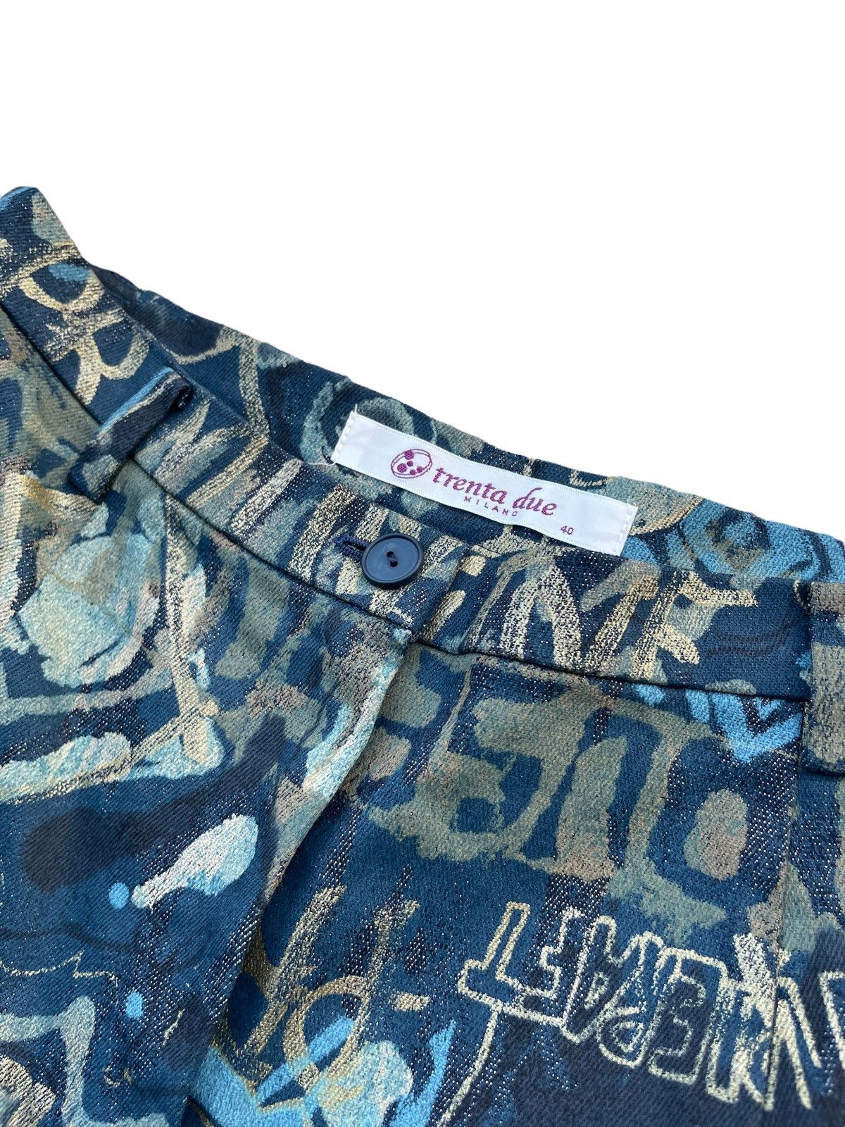 Japanese Brand Trenta Due Milano Statement Pant Size US 26 / EU 42 - 7 Thumbnail