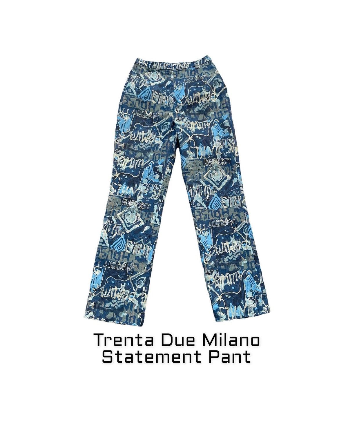 Japanese Brand Trenta Due Milano Statement Pant Size US 26 / EU 42 - 1 Thumbnail