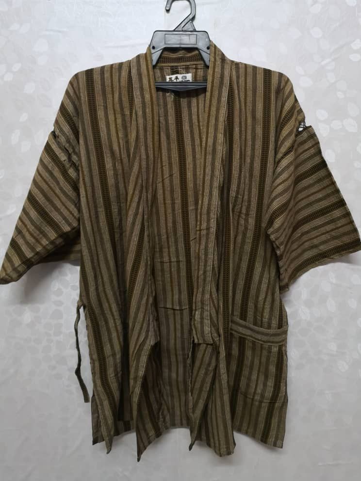 Japanese Brand Kimono Hanten Stripes Size US M / EU 48-50 / 2 - 1 Thumbnail