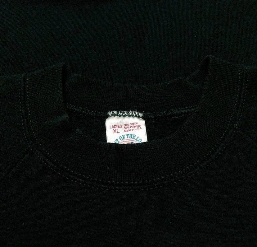 Fruit Of The Loom Vintage 90s sweatshirt plain dark green Size US XL / EU 56 / 4 - 2 Thumbnail