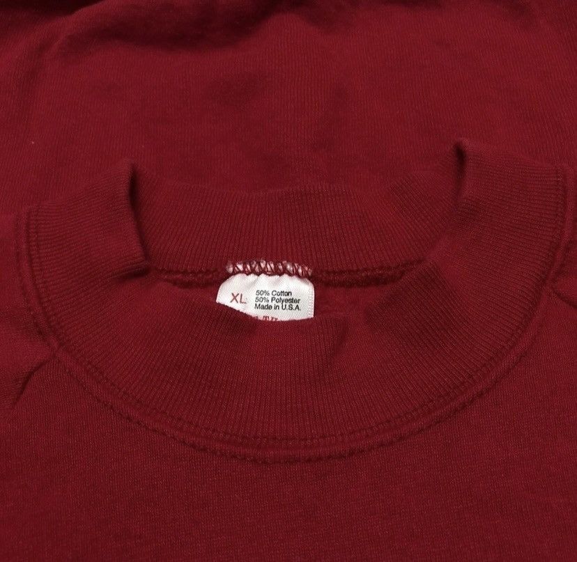 Fruit Of The Loom Vintage 90s plain sweatshirt pullover Size US XL / EU 56 / 4 - 2 Thumbnail