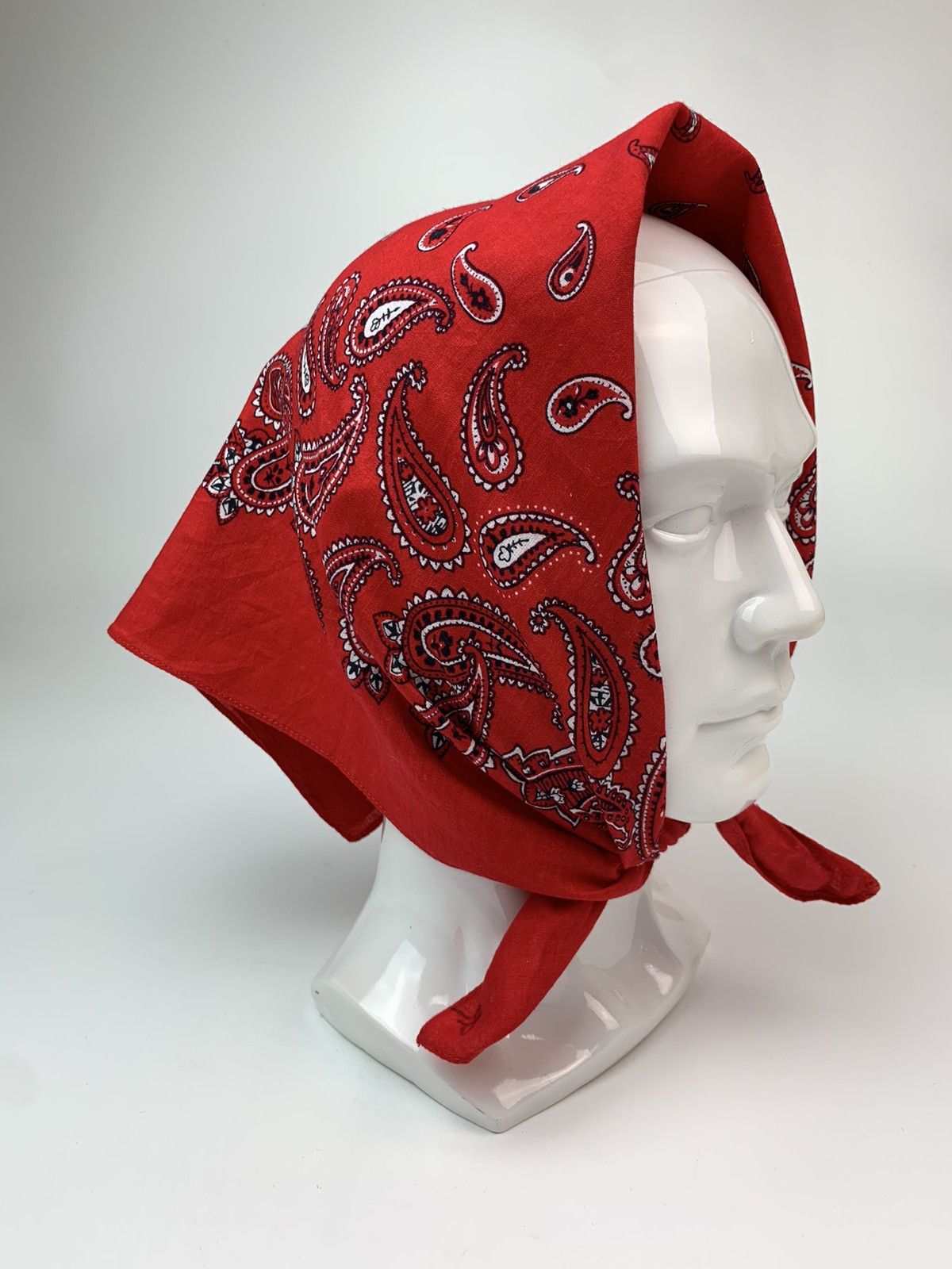 Japanese Brand paislee bandana handkerchief neckerchief scarf turban Size ONE SIZE - 1 Thumbnail