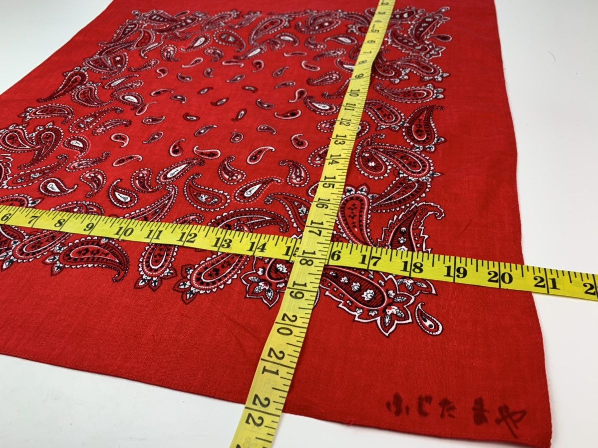 Japanese Brand paislee bandana handkerchief neckerchief scarf turban Size ONE SIZE - 5 Thumbnail