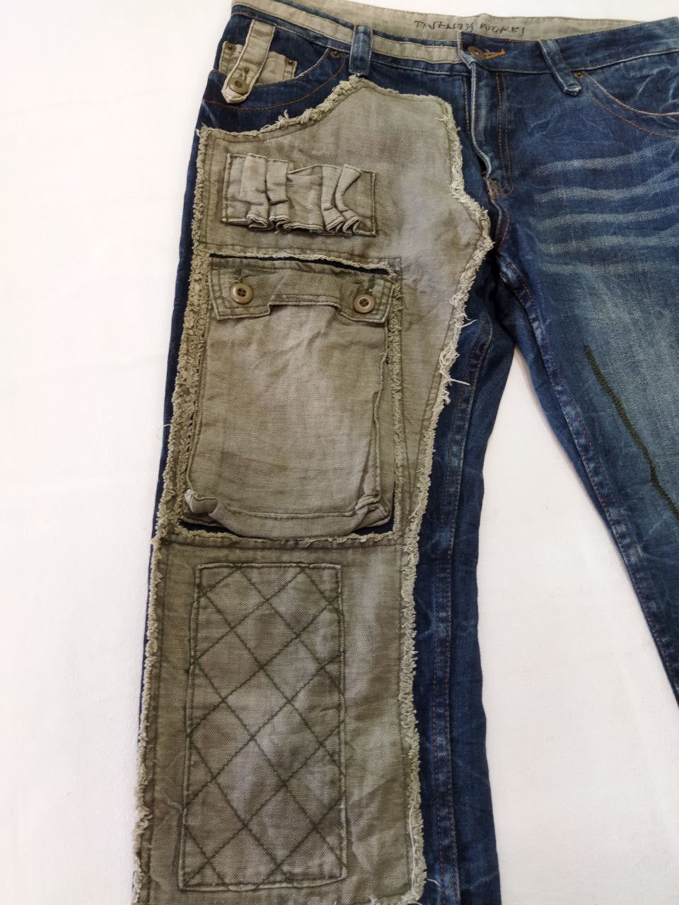 Japanese Brand Japanese Twenty Works Multipocket Patched Jeans Size US 36 / EU 52 - 11 Thumbnail