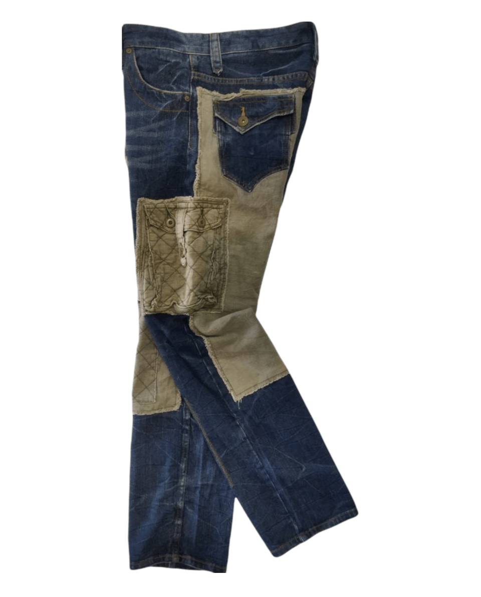 Japanese Brand Japanese Twenty Works Multipocket Patched Jeans Size US 36 / EU 52 - 3 Thumbnail