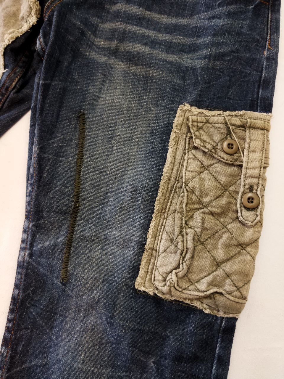 Japanese Brand Japanese Twenty Works Multipocket Patched Jeans Size US 36 / EU 52 - 10 Thumbnail