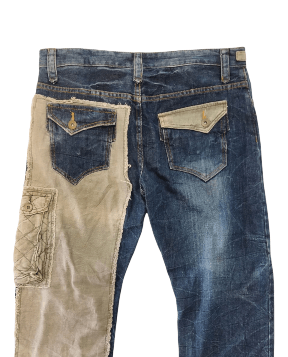 Japanese Brand Japanese Twenty Works Multipocket Patched Jeans Size US 36 / EU 52 - 6 Thumbnail