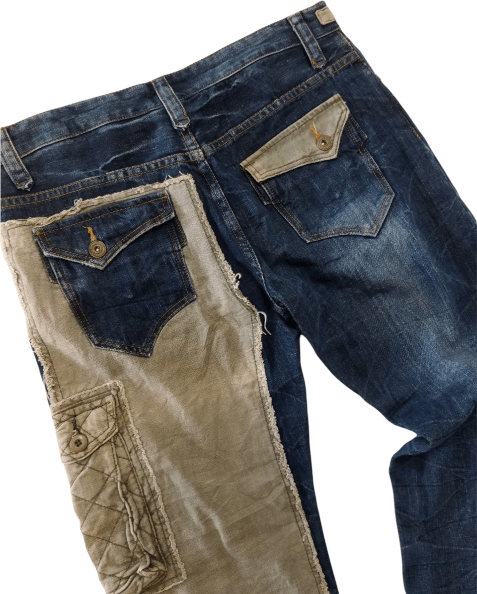 Japanese Brand Japanese Twenty Works Multipocket Patched Jeans Size US 36 / EU 52 - 4 Thumbnail