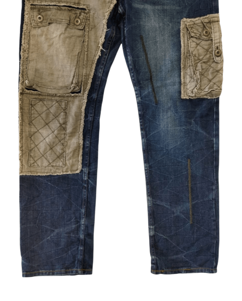 Japanese Brand Japanese Twenty Works Multipocket Patched Jeans Size US 36 / EU 52 - 7 Thumbnail