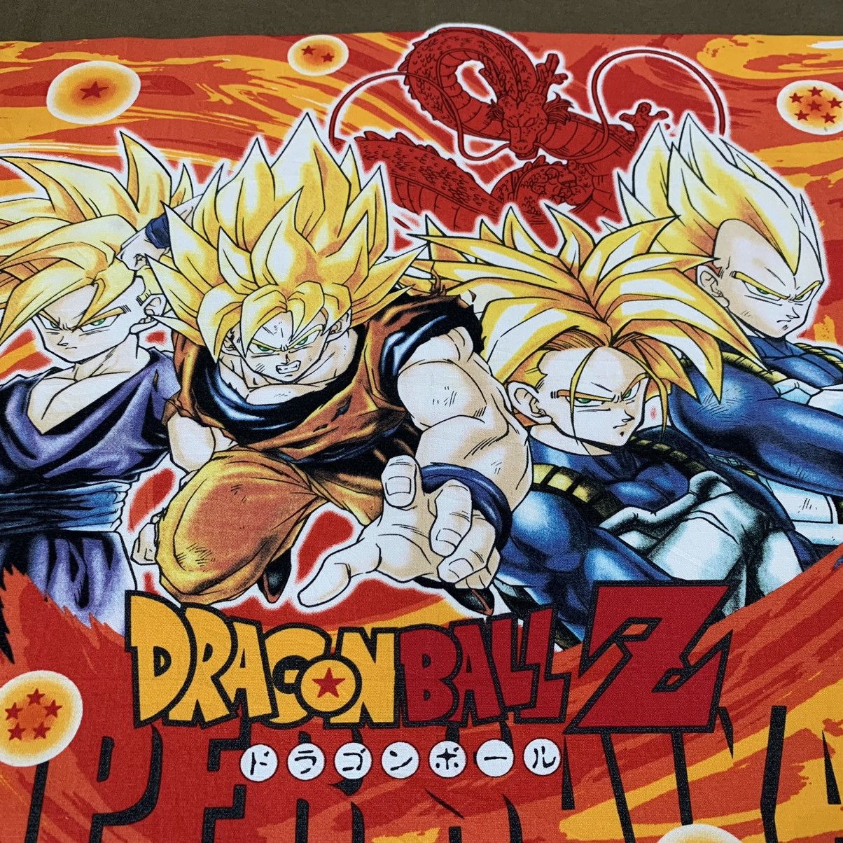 Vintage Dragon Ball Z Handkerchief Neckerchief Bandana Pocketsquare Size ONE SIZE - 2 Thumbnail