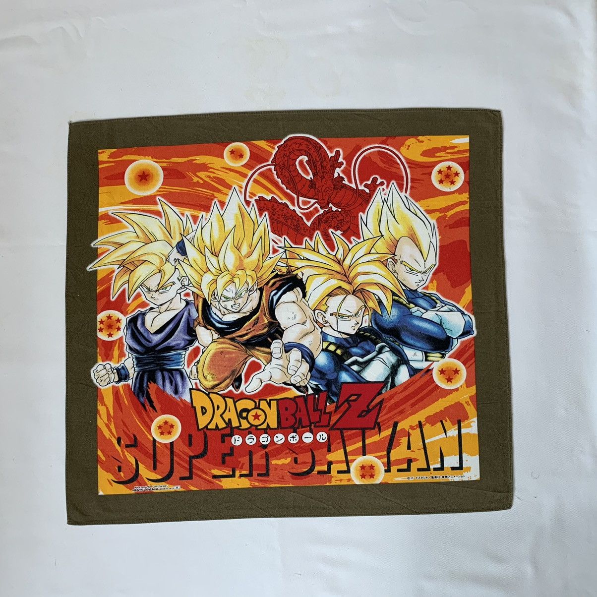 Vintage Dragon Ball Z Handkerchief Neckerchief Bandana Pocketsquare Size ONE SIZE - 1 Thumbnail
