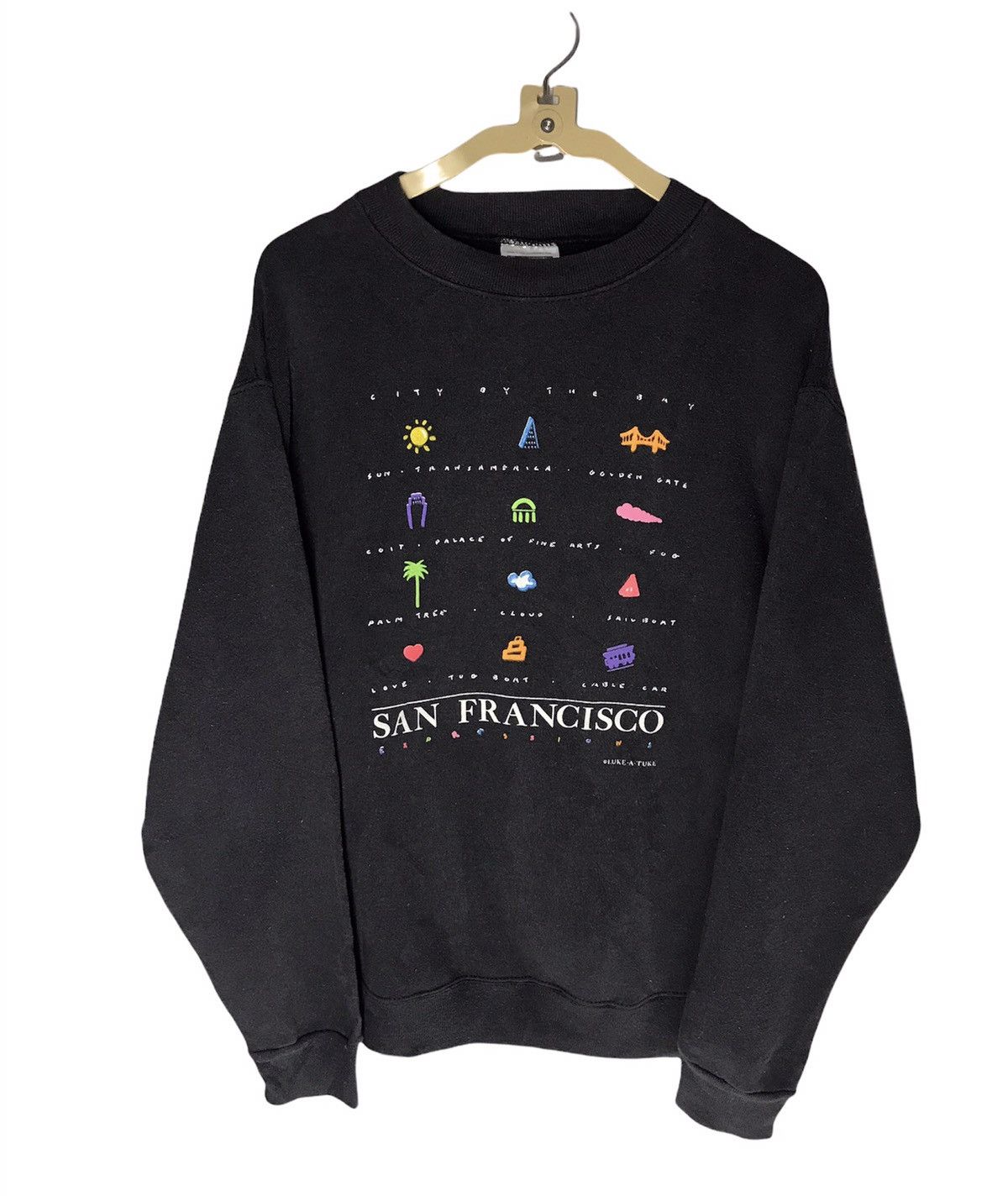 Tultex × Vintage Vintage San Francisco crewneck sweatshirt by tultex Size US M / EU 48-50 / 2 - 1 Thumbnail