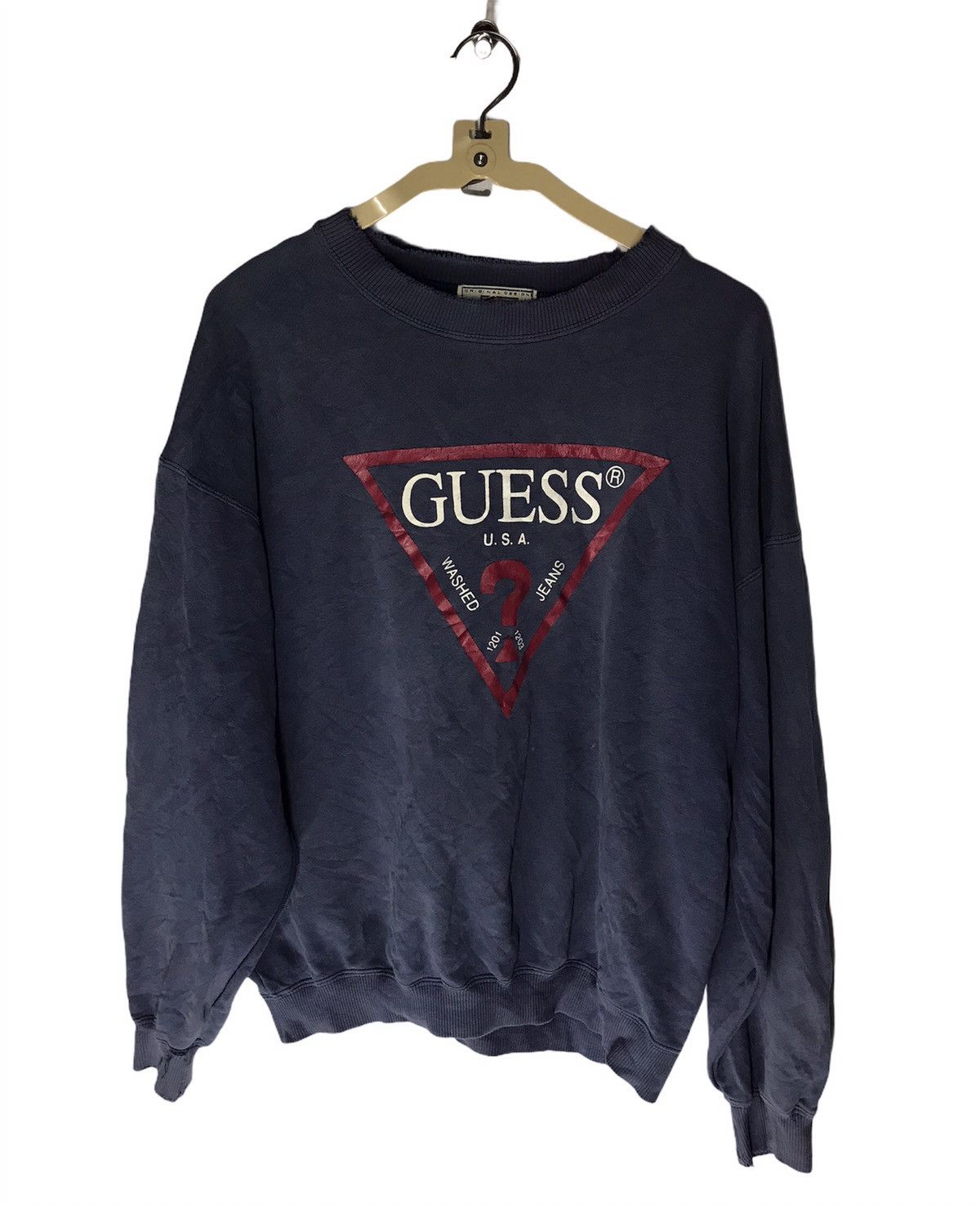 Vintage guess crewneck distressed sweatshirt