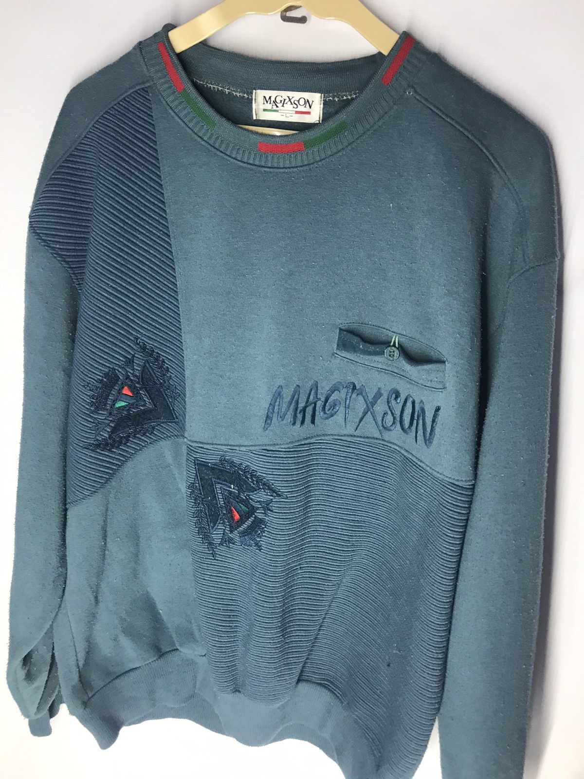 Japanese Brand Magixson spellout sweatshirt Size US M / EU 48-50 / 2 - 5 Thumbnail