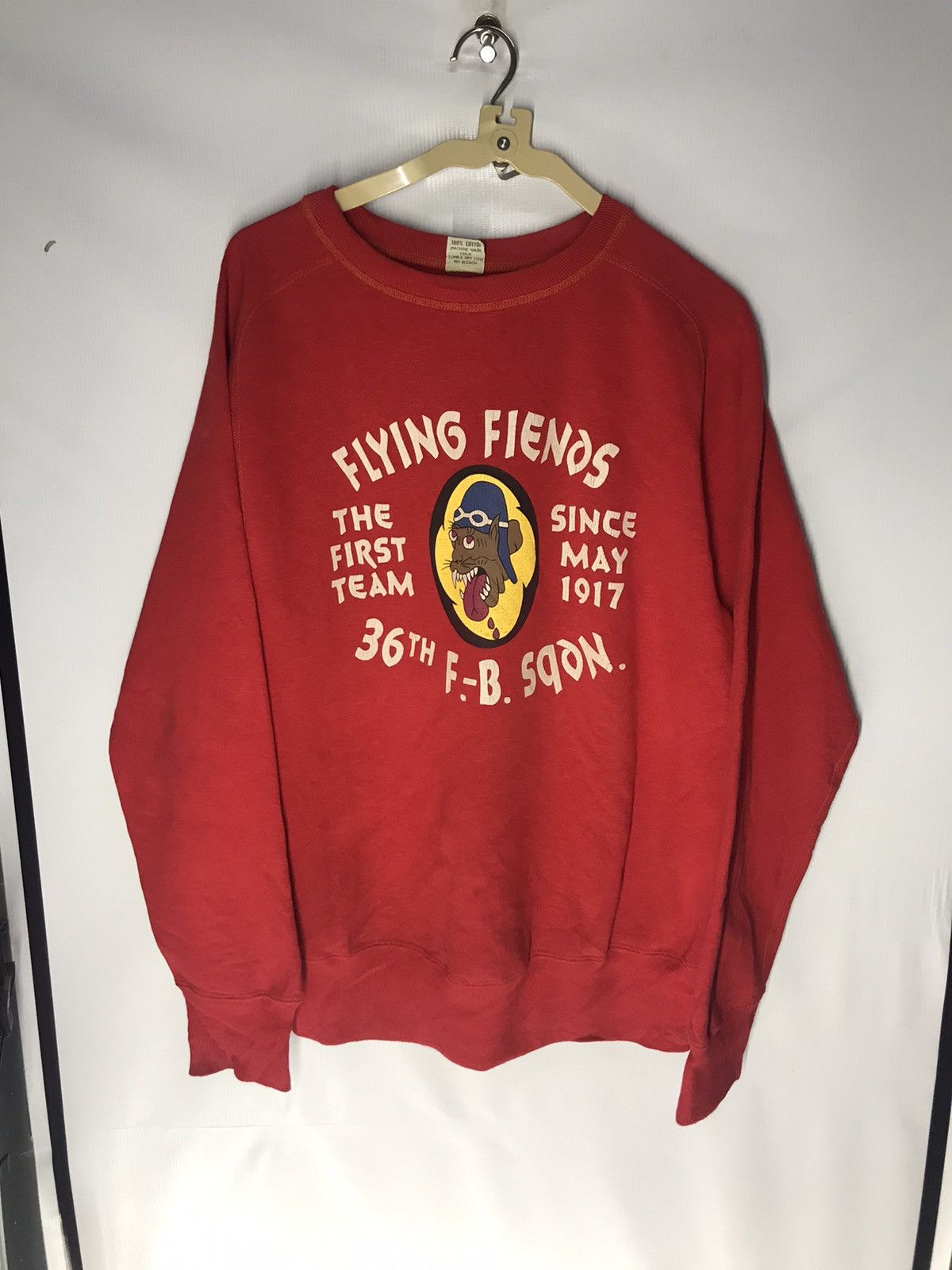 Buzz Rickson's × Designer Vintage crewneck sweatshirt by buzz rickson’s sportwear Size US L / EU 52-54 / 3 - 6 Thumbnail