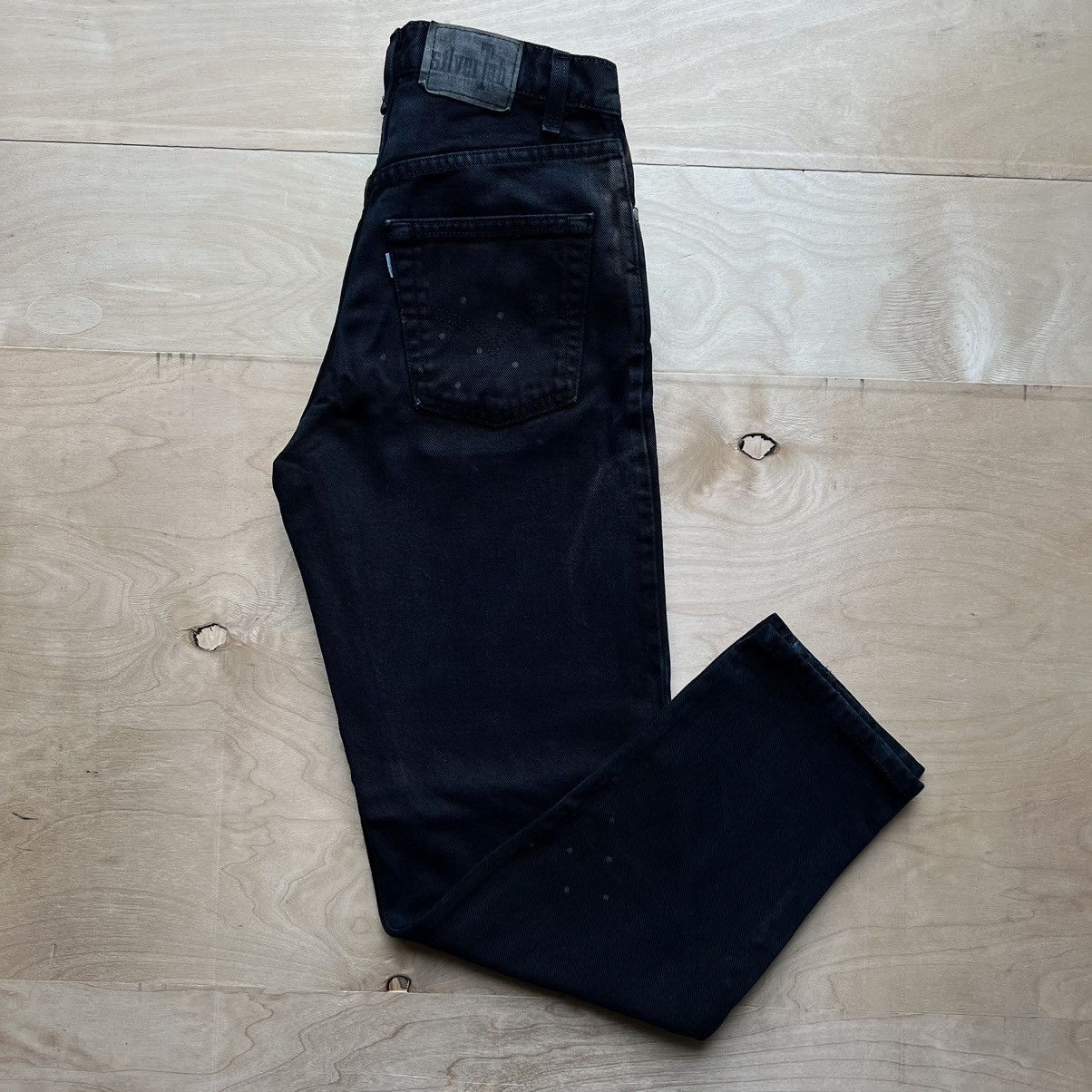 Vintage Levis Silver Tab Jeans Black 90s Baggy Denim Skater - Denim