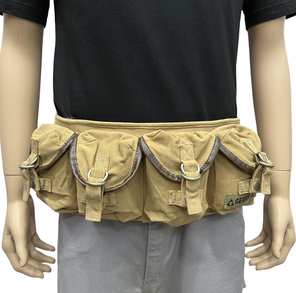 Other Vtg GERRY Multi-Pocket Tactical Undercover Style Waist Bag Size ONE SIZE - 2 Thumbnail