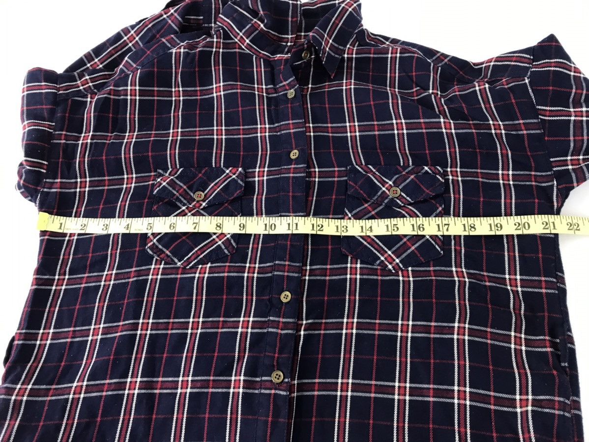 Flannel Flannel HK Work London Hiroko Koshino Shirt Plaid Check Size M / US 6-8 / IT 42-44 - 10 Thumbnail