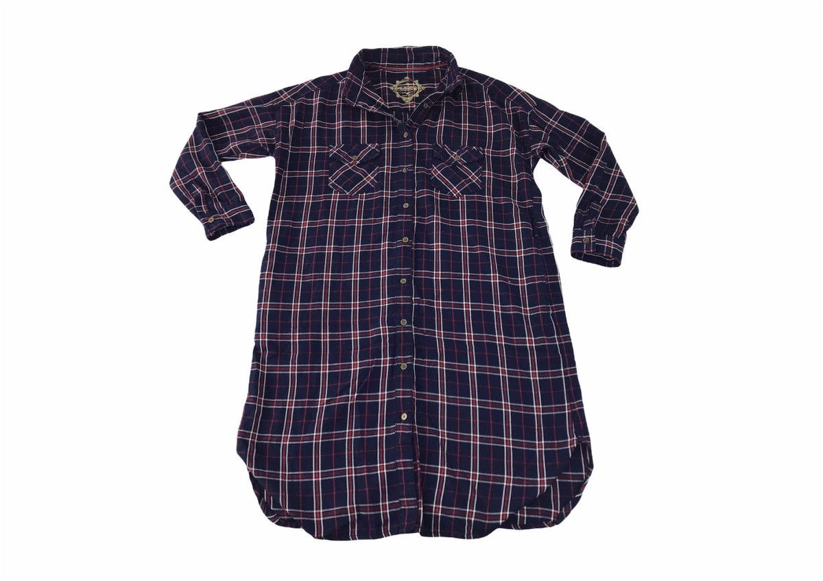 Flannel Flannel HK Work London Hiroko Koshino Shirt Plaid Check Size M / US 6-8 / IT 42-44 - 1 Thumbnail