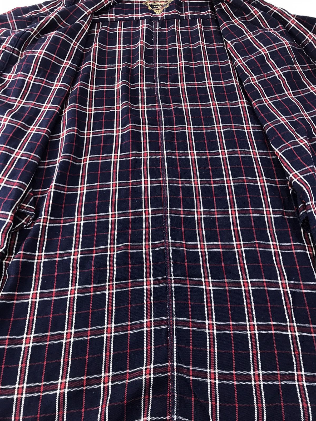 Flannel Flannel HK Work London Hiroko Koshino Shirt Plaid Check Size M / US 6-8 / IT 42-44 - 6 Thumbnail