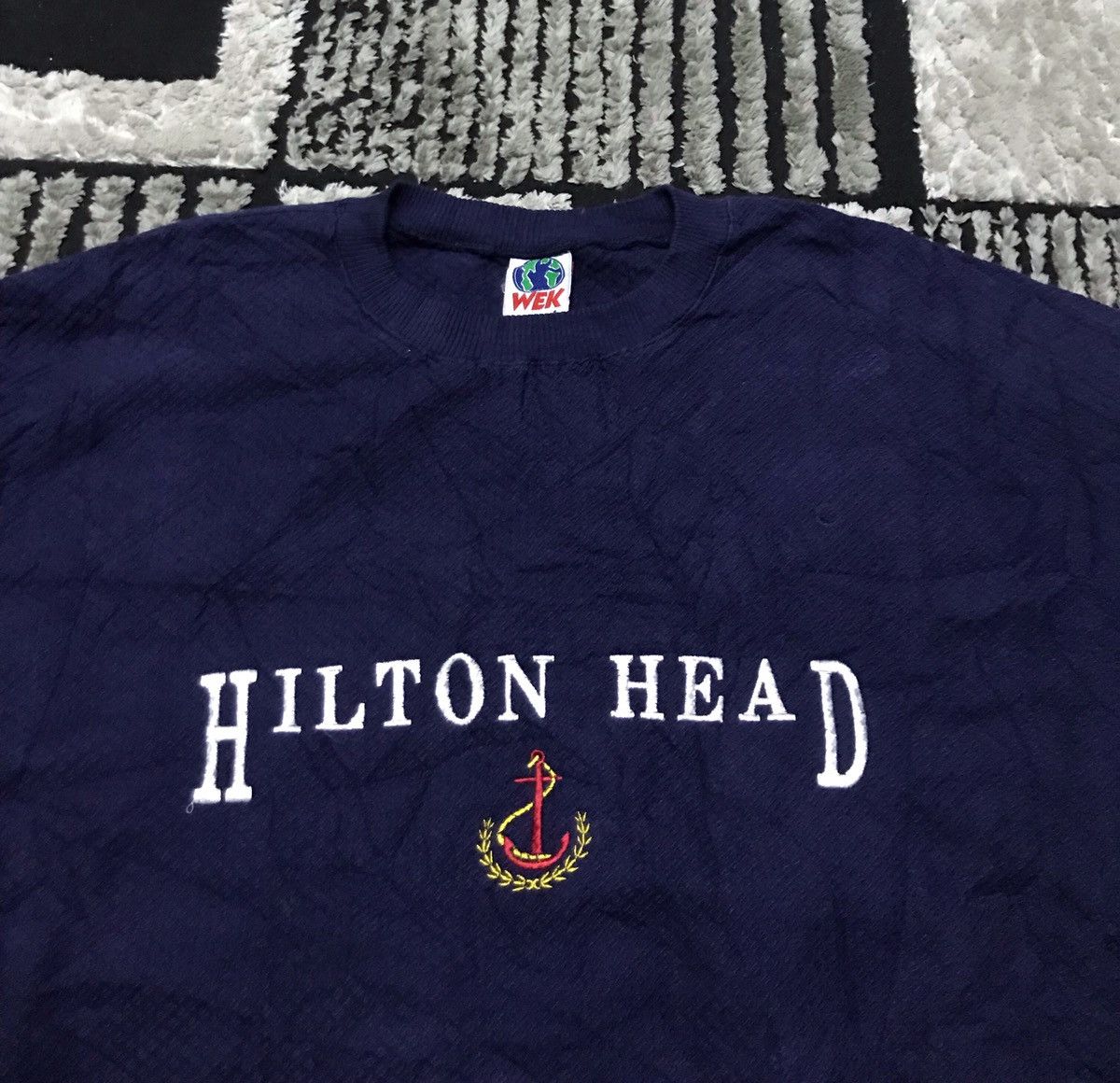 Vintage × Wek 🔥Rare Hilton head sweatshirt Size US L / EU 52-54 / 3 - 4 Thumbnail