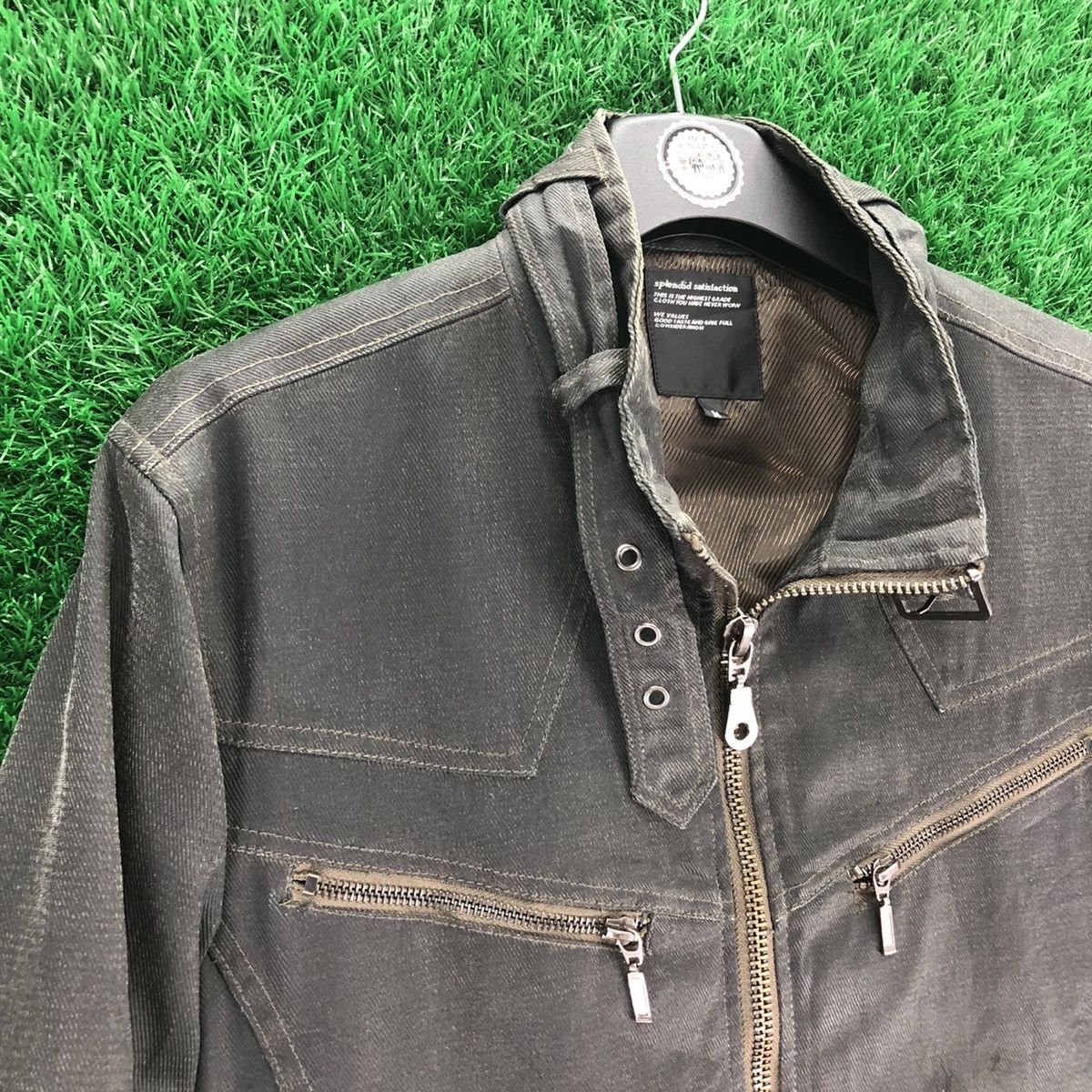 Indian Motorcycle Vintage 80's Denim Motocycle Jacket Size US M / EU 48-50 / 2 - 2 Thumbnail
