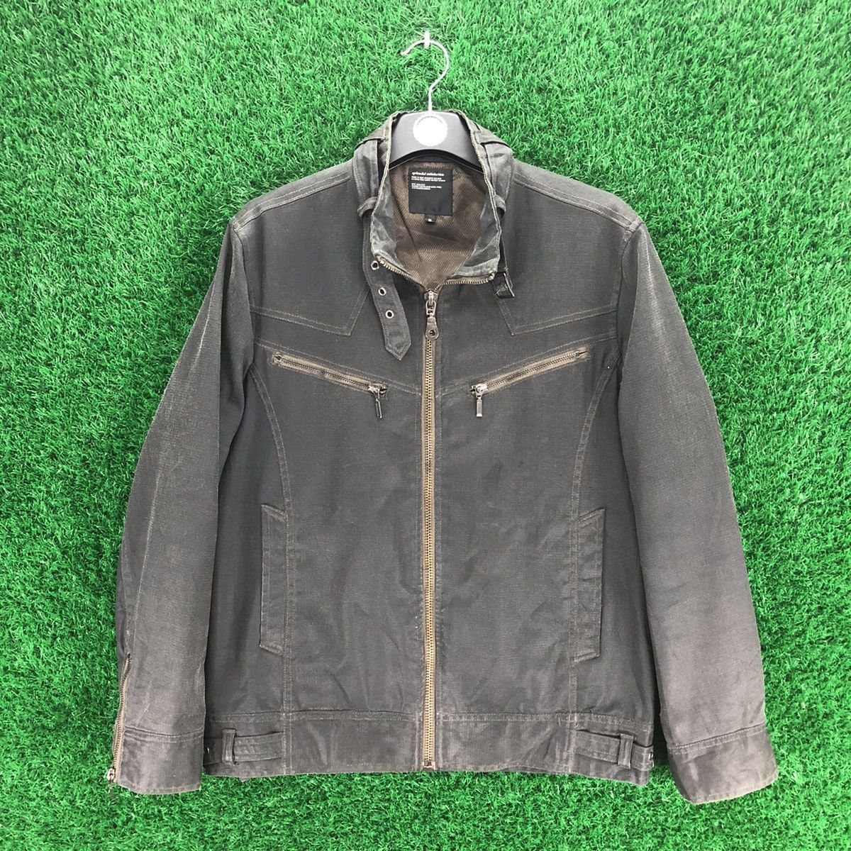 Indian Motorcycle Vintage 80's Denim Motocycle Jacket Size US M / EU 48-50 / 2 - 1 Thumbnail