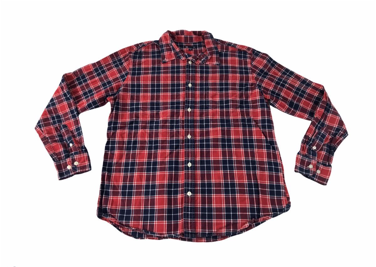 Flannel Flannel GAP Casual Wear Shirt Plaid Check Button Up Grunge Size US L / EU 52-54 / 3 - 1 Thumbnail