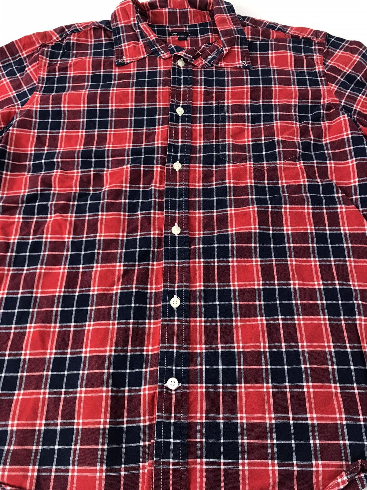 Flannel Flannel GAP Casual Wear Shirt Plaid Check Button Up Grunge Size US L / EU 52-54 / 3 - 4 Thumbnail