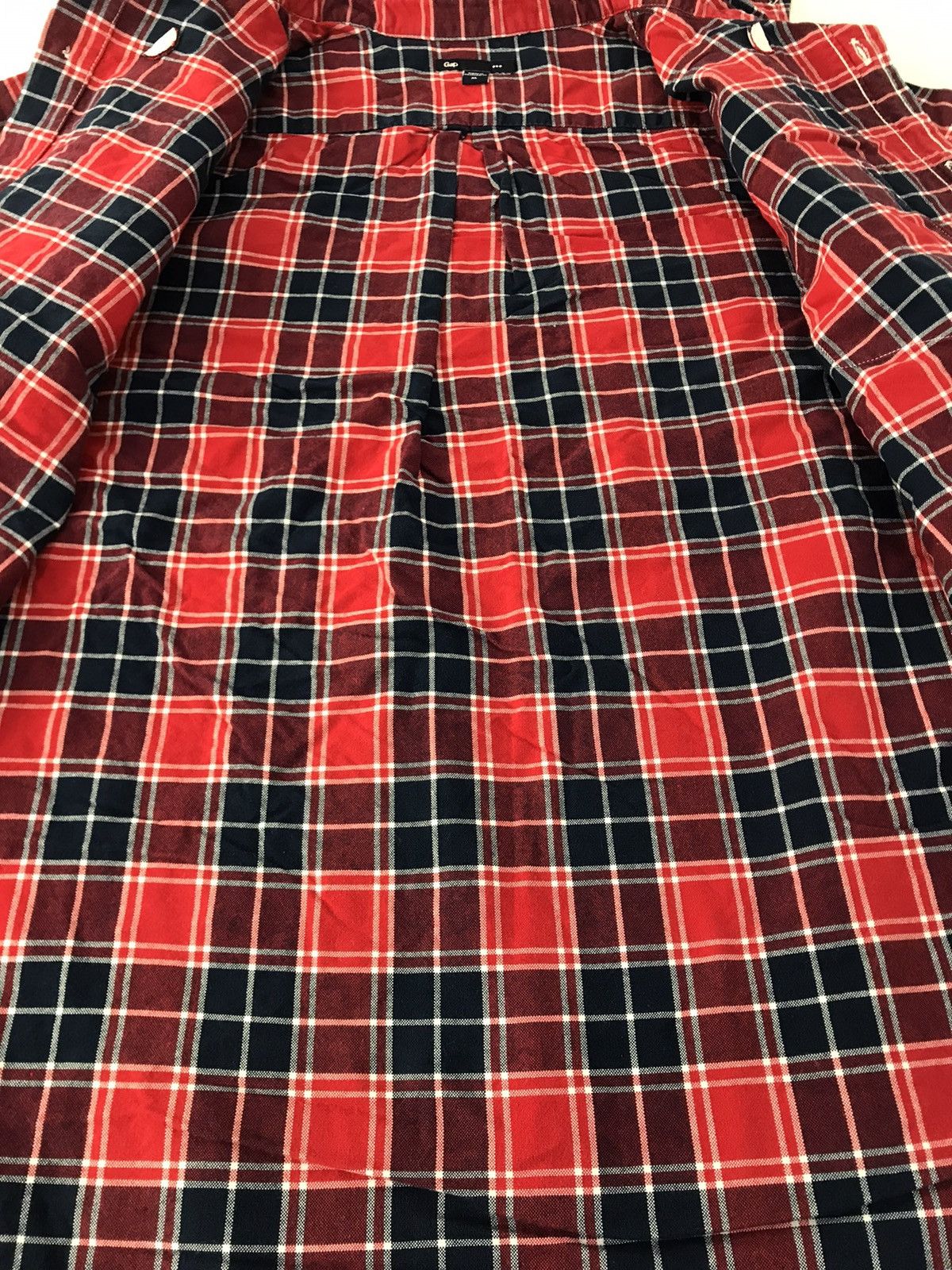 Flannel Flannel GAP Casual Wear Shirt Plaid Check Button Up Grunge Size US L / EU 52-54 / 3 - 6 Thumbnail