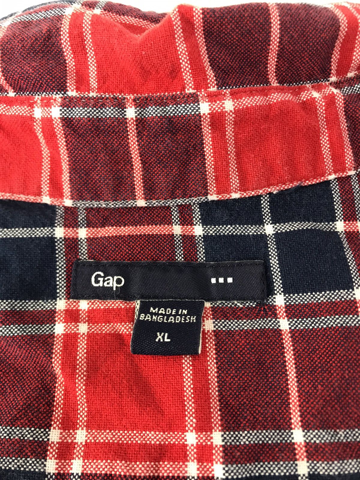 Flannel Flannel GAP Casual Wear Shirt Plaid Check Button Up Grunge Size US L / EU 52-54 / 3 - 7 Thumbnail