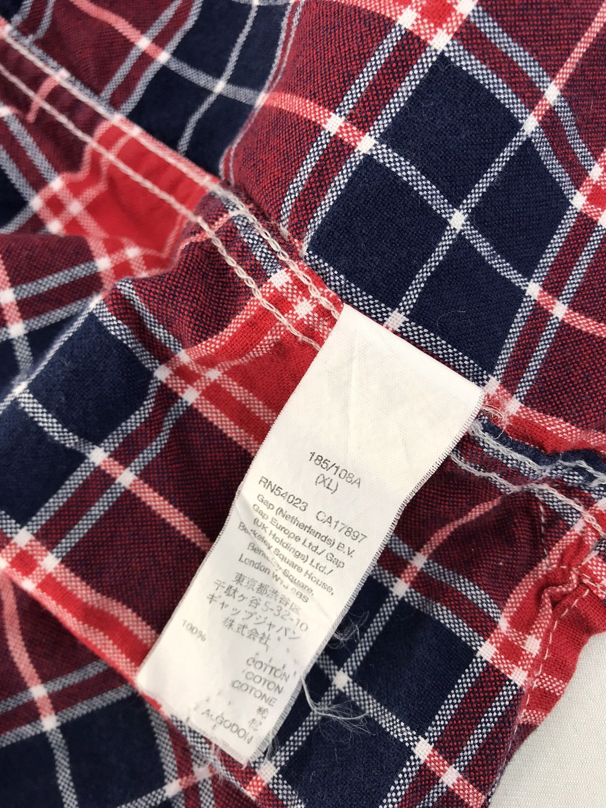 Flannel Flannel GAP Casual Wear Shirt Plaid Check Button Up Grunge Size US L / EU 52-54 / 3 - 8 Thumbnail