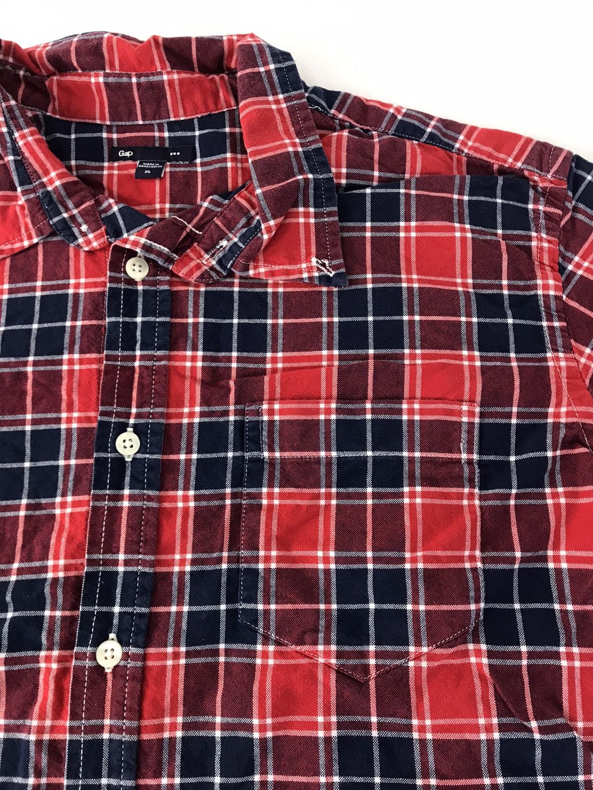 Flannel Flannel GAP Casual Wear Shirt Plaid Check Button Up Grunge Size US L / EU 52-54 / 3 - 3 Thumbnail