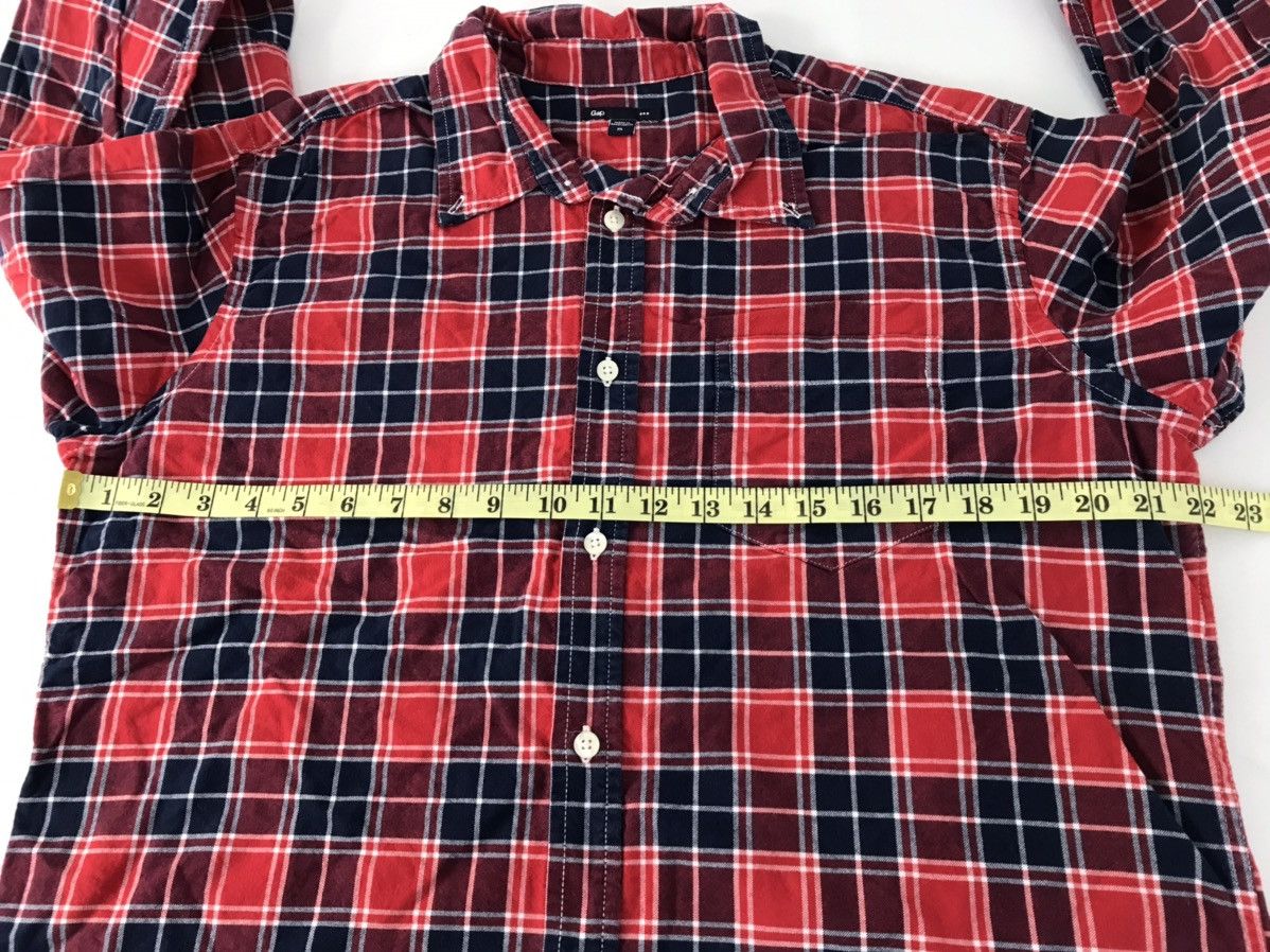Flannel Flannel GAP Casual Wear Shirt Plaid Check Button Up Grunge Size US L / EU 52-54 / 3 - 10 Thumbnail